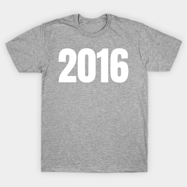 2016 T-Shirt by blueduckstuff